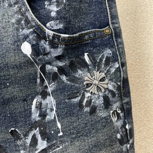 Replica Chrome Hearts Jeans For Men #1477729 $80.00 USD for Wholesale