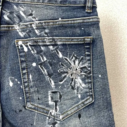 Replica Chrome Hearts Jeans For Men #1477729 $80.00 USD for Wholesale