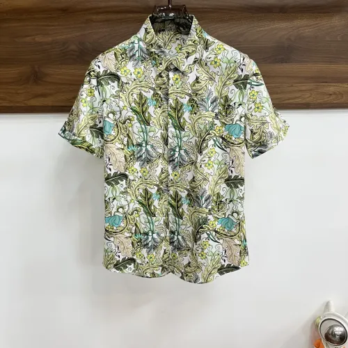 Wholesale Armani Shirts Short Sleeved For Men #1477738 $85.00 USD, Wholesale Quality Replica Armani Shirts
