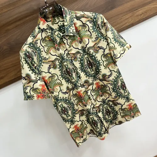Replica Armani Shirts Short Sleeved For Men #1477739 $85.00 USD for Wholesale
