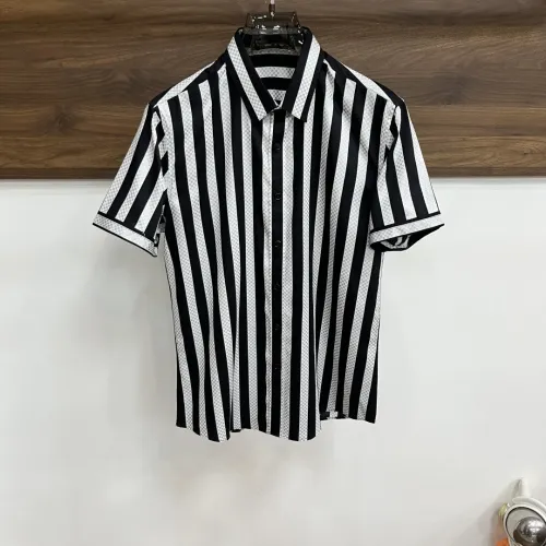 Wholesale Armani Shirts Short Sleeved For Men #1477740 $85.00 USD, Wholesale Quality Replica Armani Shirts
