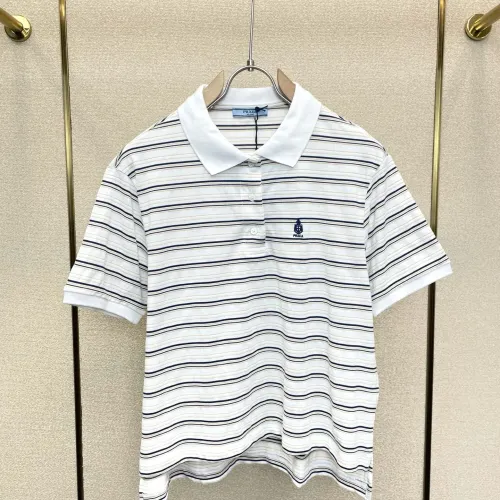 Wholesale Prada T-Shirts Short Sleeved For Women #1477760 $80.00 USD, Wholesale Quality Replica Prada T-Shirts