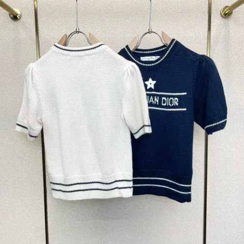 Replica Christian Dior T-Shirts Short Sleeved For Women #1477761 $82.00 USD for Wholesale