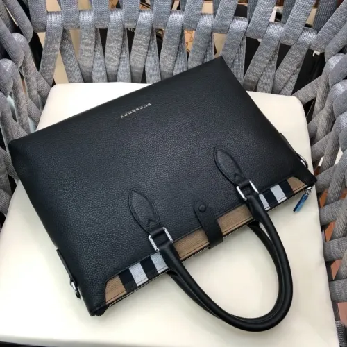 Replica Burberry AAA Man Handbags #1477894 $130.00 USD for Wholesale