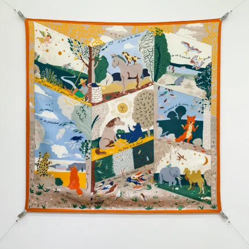 Wholesale Hermes Silk Squares #1478027 $64.00 USD, Wholesale Quality Replica Hermes Scarf