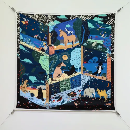 Wholesale Hermes Silk Squares #1478028 $64.00 USD, Wholesale Quality Replica Hermes Scarf