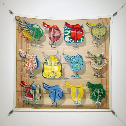 Wholesale Hermes Silk Squares #1478033 $64.00 USD, Wholesale Quality Replica Hermes Scarf