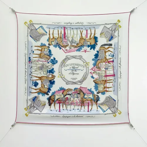 Wholesale Hermes Silk Squares #1478034 $64.00 USD, Wholesale Quality Replica Hermes Scarf