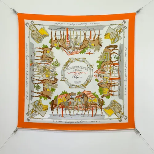 Wholesale Hermes Silk Squares #1478036 $64.00 USD, Wholesale Quality Replica Hermes Scarf