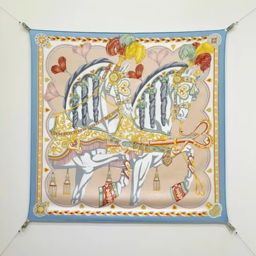Wholesale Hermes Silk Squares #1478058 $64.00 USD, Wholesale Quality Replica Hermes Scarf