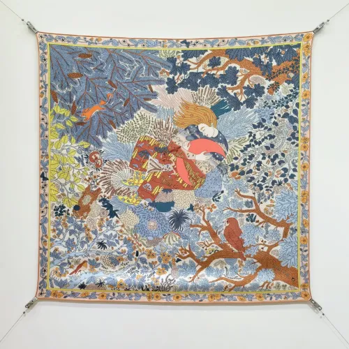 Wholesale Hermes Silk Squares #1478062 $64.00 USD, Wholesale Quality Replica Hermes Scarf