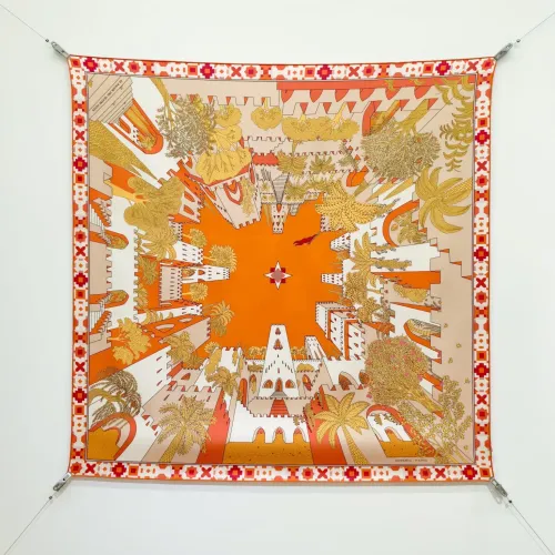 Wholesale Hermes Silk Squares #1478070 $64.00 USD, Wholesale Quality Replica Hermes Scarf