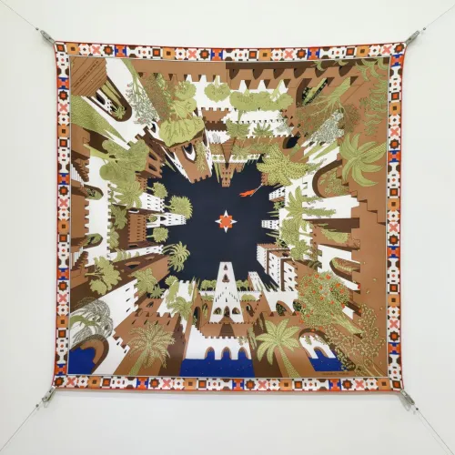 Wholesale Hermes Silk Squares #1478072 $64.00 USD, Wholesale Quality Replica Hermes Scarf