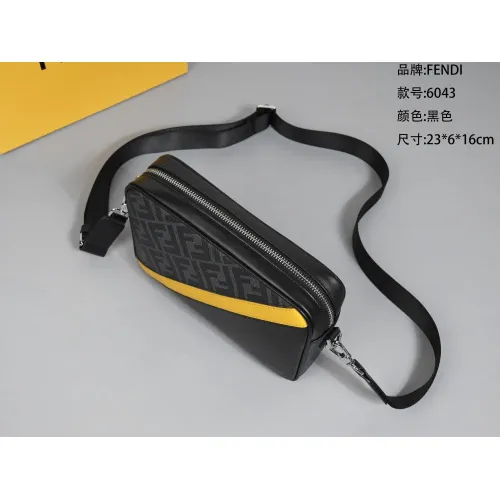 Replica Fendi AAA Man Messenger Bags #1478198 $92.00 USD for Wholesale