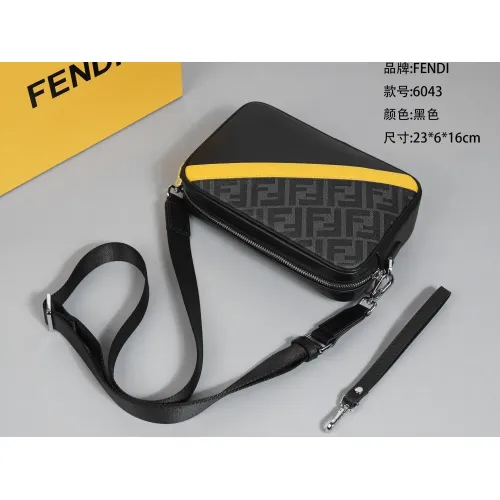 Replica Fendi AAA Man Messenger Bags #1478198 $92.00 USD for Wholesale