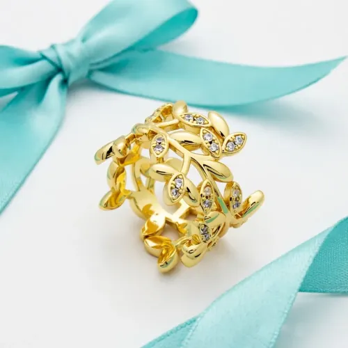 Wholesale Tiffany Rings In Gold #1478233 $25.00 USD, Wholesale Quality Replica Tiffany Rings