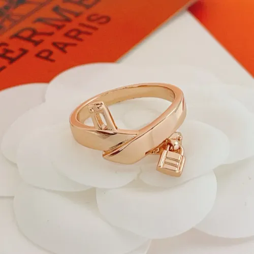Wholesale Hermes Rings In Rose Gold #1478375 $29.00 USD, Wholesale Quality Replica Hermes Rings