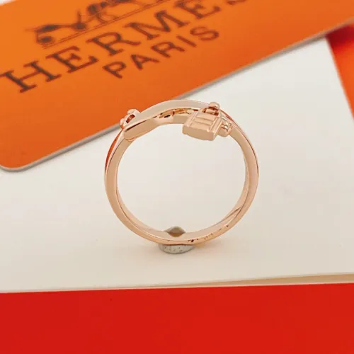 Replica Hermes Rings In Rose Gold #1478375 $29.00 USD for Wholesale