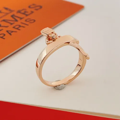 Replica Hermes Rings In Rose Gold #1478375 $29.00 USD for Wholesale