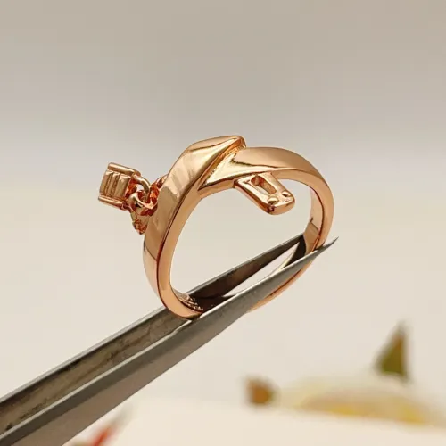 Replica Hermes Rings In Rose Gold #1478375 $29.00 USD for Wholesale