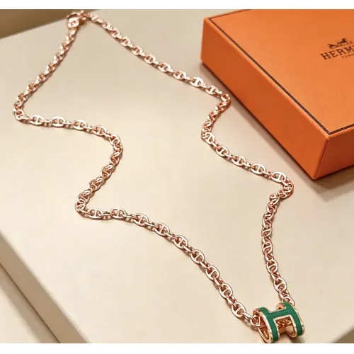 Wholesale Hermes Necklaces #1478429 $40.00 USD, Wholesale Quality Replica Hermes Necklaces