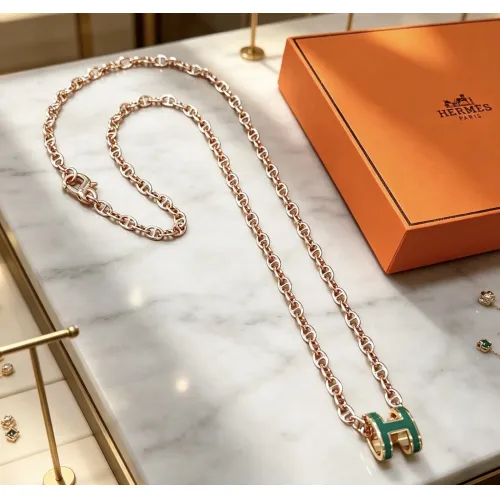 Replica Hermes Necklaces #1478429 $40.00 USD for Wholesale
