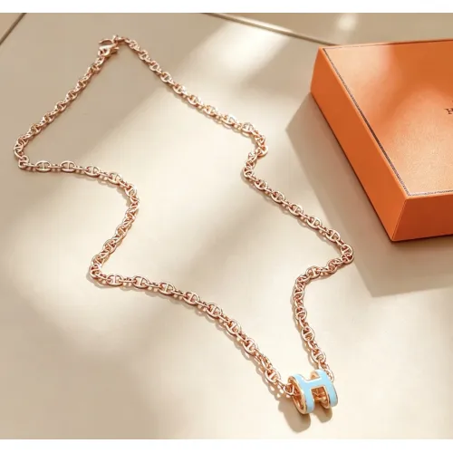 Replica Hermes Necklaces #1478430 $40.00 USD for Wholesale
