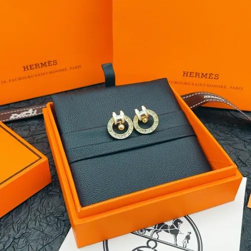 Replica Hermes Earrings For Women #1478452 $25.00 USD for Wholesale