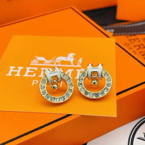 Replica Hermes Earrings For Women #1478452 $25.00 USD for Wholesale