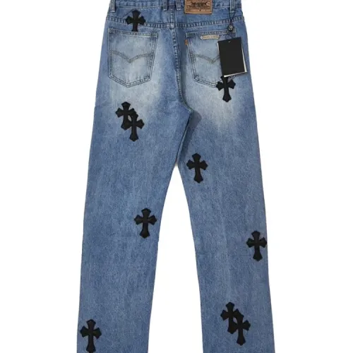 Replica Chrome Hearts Jeans For Unisex #1478530 $48.00 USD for Wholesale