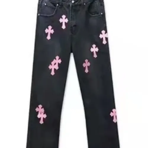 Wholesale Chrome Hearts Jeans For Unisex #1478531 $48.00 USD, Wholesale Quality Replica Chrome Hearts Jeans