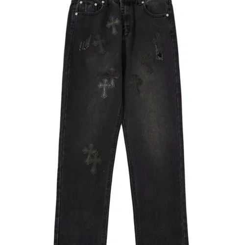 Wholesale Chrome Hearts Jeans For Unisex #1478532 $48.00 USD, Wholesale Quality Replica Chrome Hearts Jeans