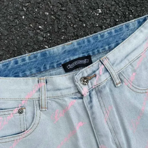 Replica Chrome Hearts Jeans For Unisex #1478535 $64.00 USD for Wholesale