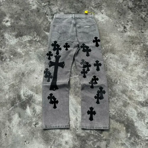 Replica Chrome Hearts Jeans For Unisex #1478537 $72.00 USD for Wholesale