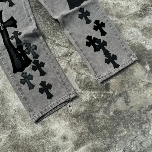 Replica Chrome Hearts Jeans For Unisex #1478537 $72.00 USD for Wholesale