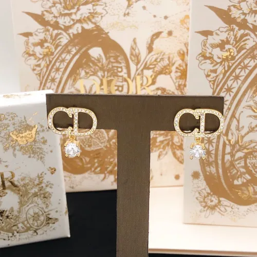 Replica Christian Dior Earrings For Women #1478591 $27.00 USD for Wholesale