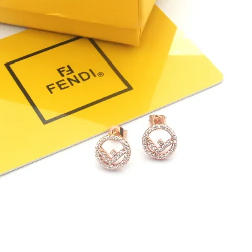 Wholesale Fendi Earrings For Women #1478634 $25.00 USD, Wholesale Quality Replica Fendi Earrings