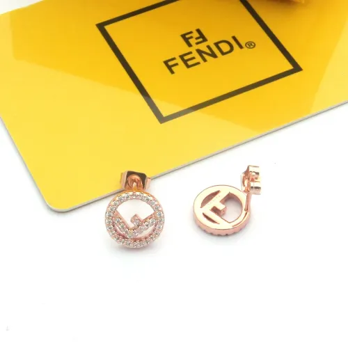 Replica Fendi Earrings For Women #1478634 $25.00 USD for Wholesale