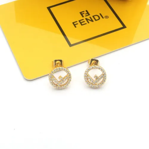 Wholesale Fendi Earrings For Women #1478635 $25.00 USD, Wholesale Quality Replica Fendi Earrings