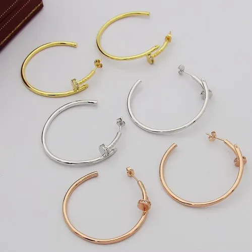Replica Cartier Earrings For Women #1478656 $25.00 USD for Wholesale