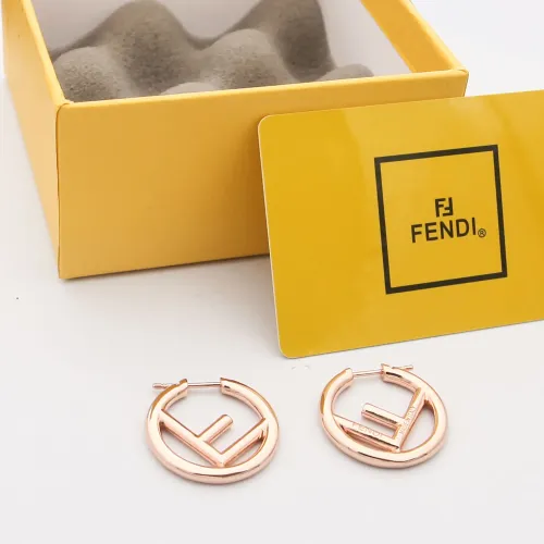 Wholesale Fendi Earrings For Women #1478692 $29.00 USD, Wholesale Quality Replica Fendi Earrings