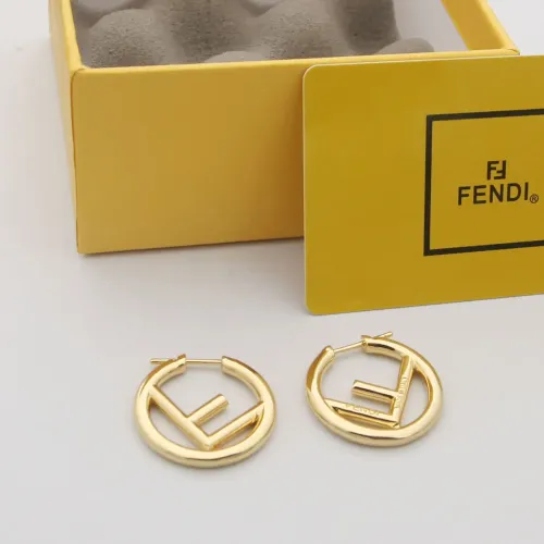 Wholesale Fendi Earrings For Women #1478693 $29.00 USD, Wholesale Quality Replica Fendi Earrings
