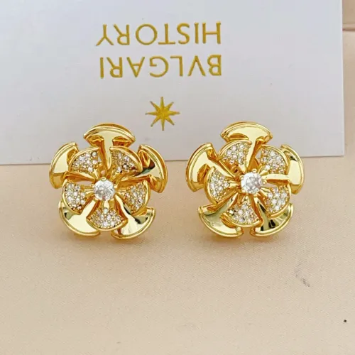 Wholesale Bvlgari Earrings For Women #1478826 $38.00 USD, Wholesale Quality Replica Bvlgari Earrings