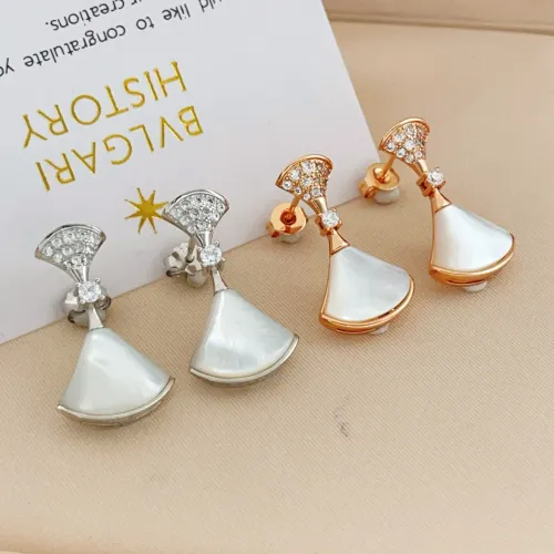 Replica Bvlgari Earrings For Women #1478829 $34.00 USD for Wholesale
