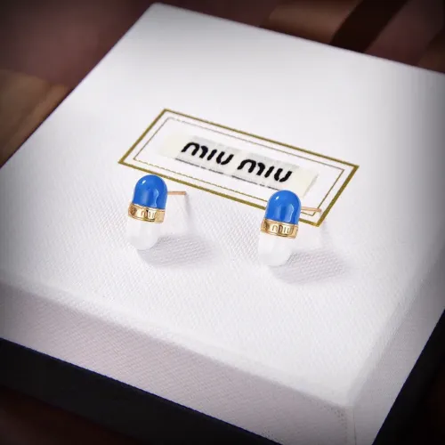 Wholesale MIU MIU Earrings For Women #1478884 $25.00 USD, Wholesale Quality Replica MIU MIU Earrings