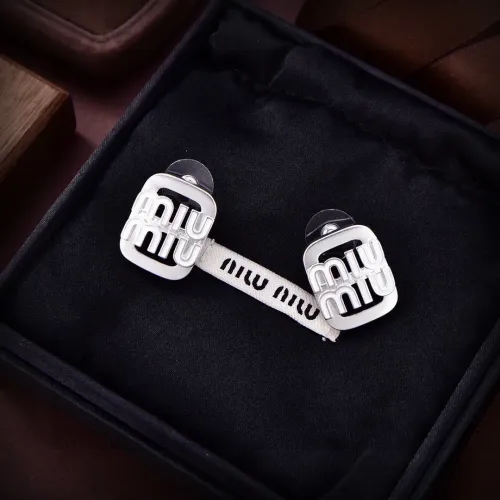 Wholesale MIU MIU Earrings For Women #1478885 $25.00 USD, Wholesale Quality Replica MIU MIU Earrings