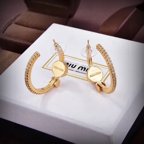 Replica MIU MIU Earrings For Women #1478896 $27.00 USD for Wholesale