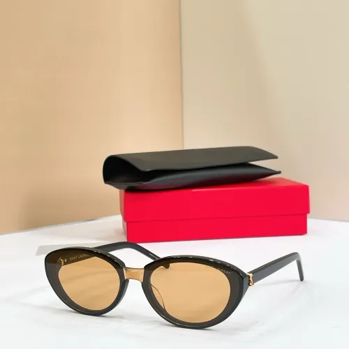 Wholesale Yves Saint Laurent YSL AAA Quality Sunglasses #1478953 $60.00 USD, Wholesale Quality Replica Yves Saint Laurent YSL AAA Quality Sunglasses