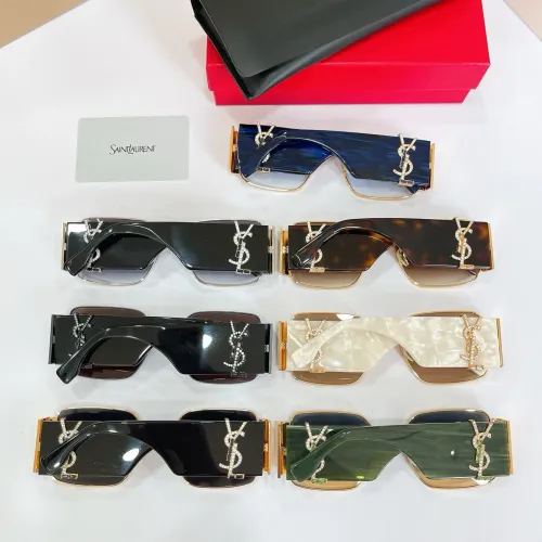 Replica Yves Saint Laurent YSL AAA Quality Sunglasses #1478966 $60.00 USD for Wholesale