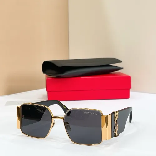Wholesale Yves Saint Laurent YSL AAA Quality Sunglasses #1478968 $60.00 USD, Wholesale Quality Replica Yves Saint Laurent YSL AAA Quality Sunglasses